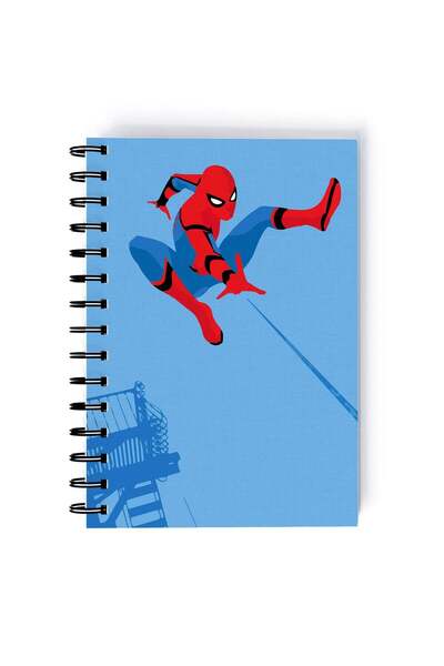 Generic Spiral A5 Notebook Spider Man Avengers Peter Parker MCU Blue Swing