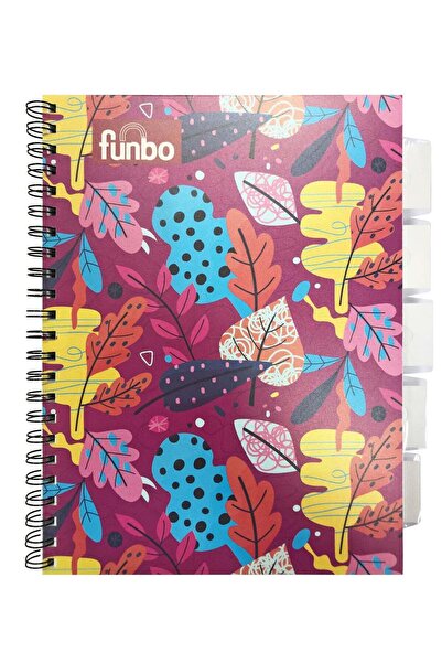 Generic FUNBO - A4 Size, 150 sheets notebook with PP cover and dividers for 5...