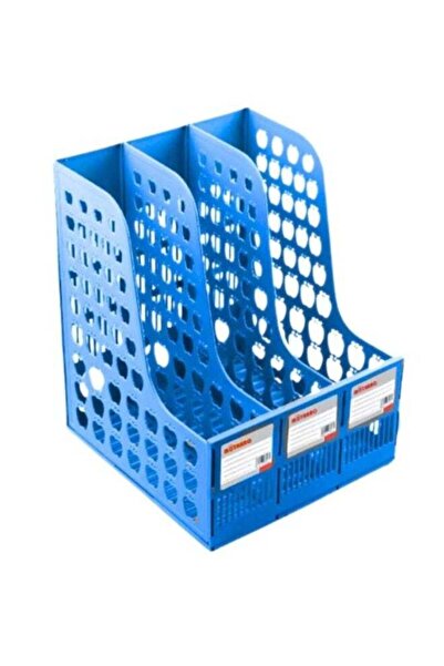 Generic Plastic Document Tray 3 Slots Blue 31×25.5×24cm. MI082-3