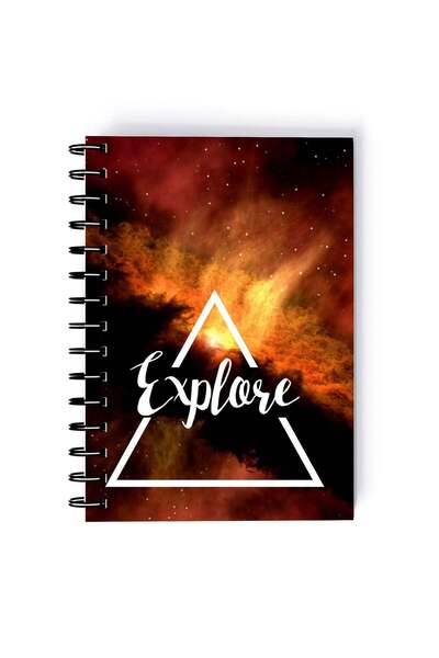 Generic Spiral A5 Notebook Inspirational Quote Motivations Explore Astronomy ...