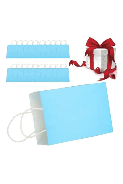Generic Gift Bags 12 Pieces Set Eco-Friendly Paper Bags 21 x 15 x 8 cm, With ...