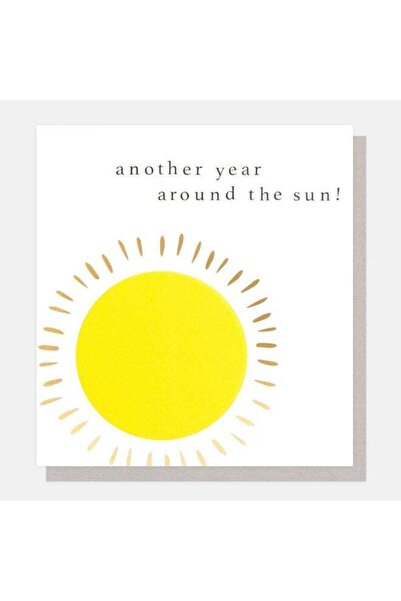 Generic Caroline Gardner Golden Another Year Around The Sun Birthday Greeting...