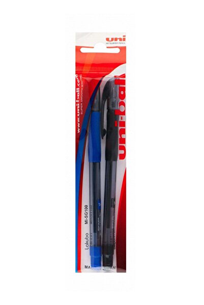 Generic 2-Piece Lakubo Ballpoint Pen 1.4mm Tip Blue and Black Ink