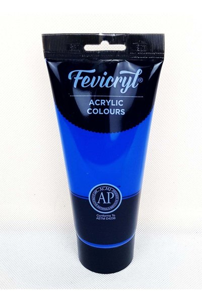 Generic 200ml Acrylic Paint Pthalocaynine Blue Colour