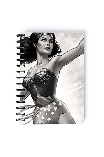 Generic Spiral A5 Notebook Wonder Woman Face Themyscira Super Woman