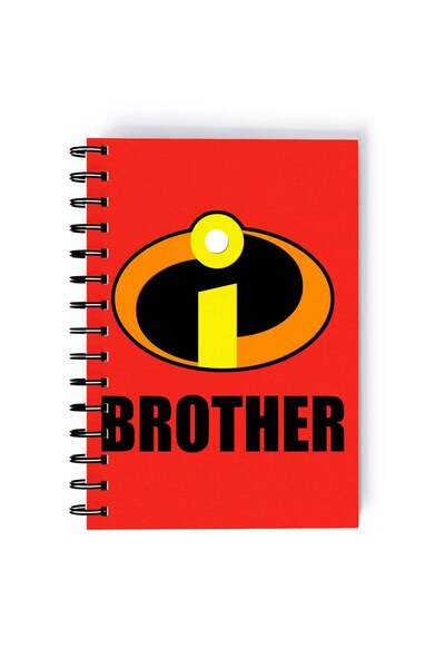 Generic Incredibles Child Printed Spiral A5 Notebook Red/Yellow/Black