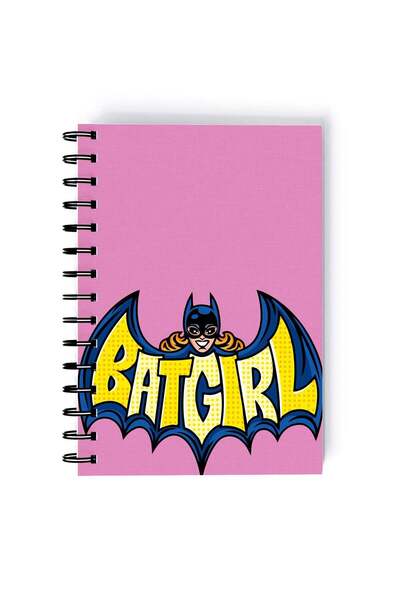 Generic Spiral A5 Notebook Batman Dark Knight Retro Comic Bat Girl