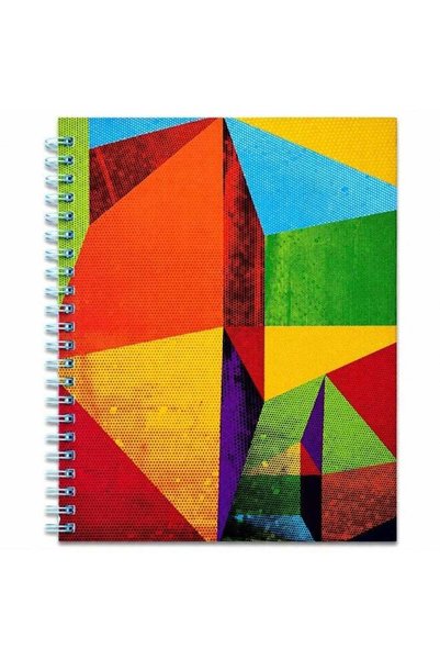 Generic Shapes Pattern Spiral Notebook A4 1 Subject 300 Pages for School & Of...
