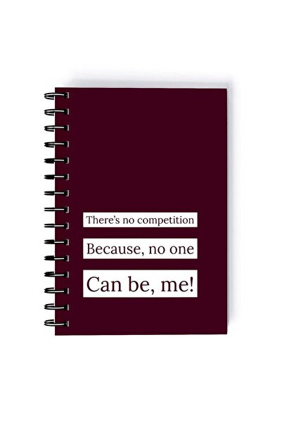 Generic Spiral A5 Notebook Women Empowerment Feminism Quote No one Can be Me ...