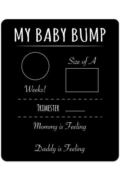 Generic ARS Pregnancy Timeline Sign/My Baby Bump Infant Chalkboard Style Mile...