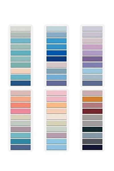 Generic 1200Pcs Sticky Tabs, Transparent Sticky Notes Flags Pastel Book Tabs ...