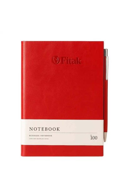 Generic Fitak B5 Notebook Note Pad Journal Book With PU Leather Cover And Pen...