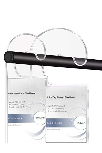 Generic 2 Pack Label Holder Price Tag Displays Sign Holder Data Card Holder A...