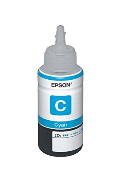 Generic T6642 EcoTank Ink Bottle, Cyan Ink for Printer Refill, 70ml - Cyan