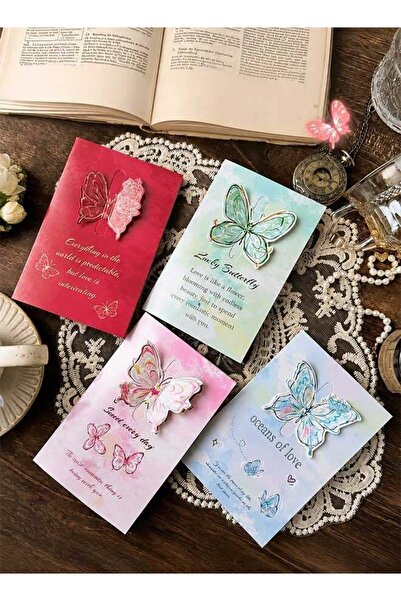 Generic 3D Butterfly Pop Up Greeting Card, Elegant Handmade Paper Surprise Ca...
