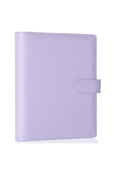 Generic 1Pcs Purple A5 Notebook Binder 6 Ring Refillable Budget Planner Cover...