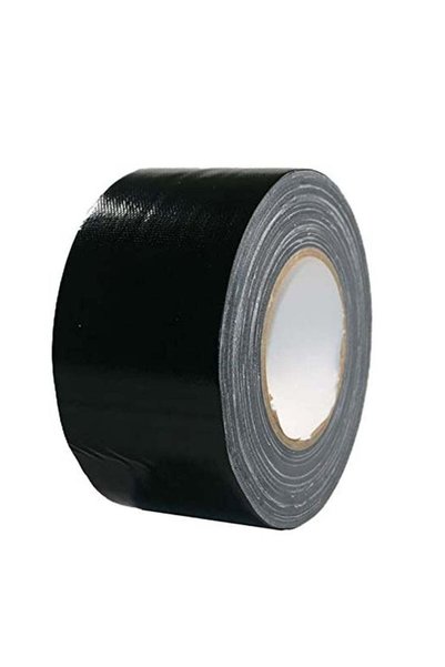 Generic 25-Meter Length Cloth Tape 3 Inch Wide Black Colour