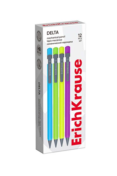 Generic 12-Piece Delta Mechanical Pencil 0.5mm Tip Assorted Barrel Colours