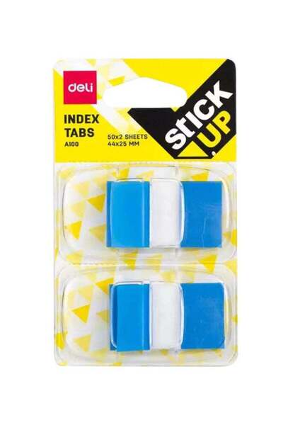 Generic Index Tab Sticky Note Blue