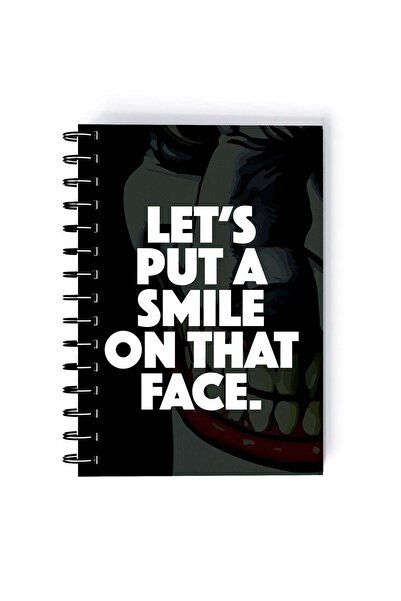 Generic Spiral A5 Notebook Comic Book Series Neon Aesthetic Smile on the face...