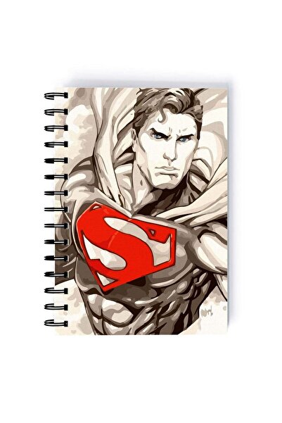Generic Spiral A5 Notebook Superman Retro Style Man of Steel Super Man
