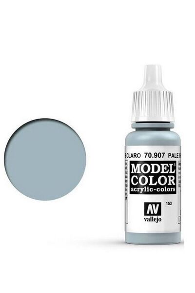 Generic Model Color 907 Pale Grey Blue 18ml Bottle Acrylic Paint for Miniatur...