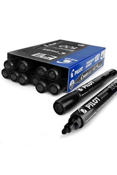 Generic Pilot SCA-100 Permanent Marker Pen – Bullet Tip 4.0–4.5 mm, Black, Bo...