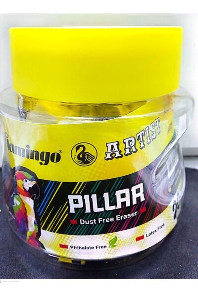 Generic 20Pieces Pillar Free Eraser