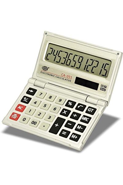 Generic FIS Handheld Calculator 12 Digits with Metal Body and Solar Power - M...