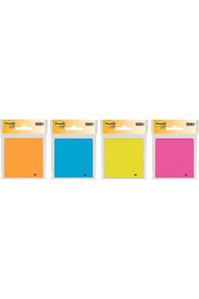 Generic Post-it Super Sticky Notes 3 x 3 in (76 x 76mm) Rio Assorted Colors, ...