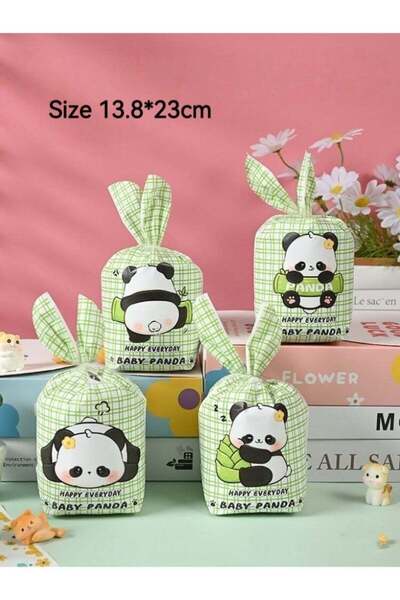 Generic Panda-Themed Treat Bags for Candies, Biscuits & Small Gifts – Cute Pa...