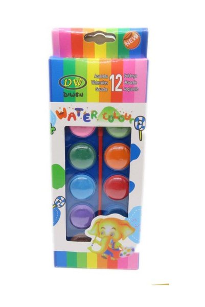 Generic Watercolors Acuarelas Gouache (Pack of 12 Colors)