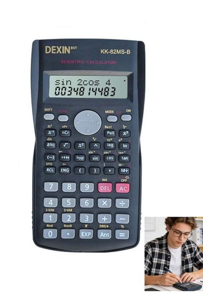 Generic Scientific Calculator, Multifunction Calculator, Exam, Black/White