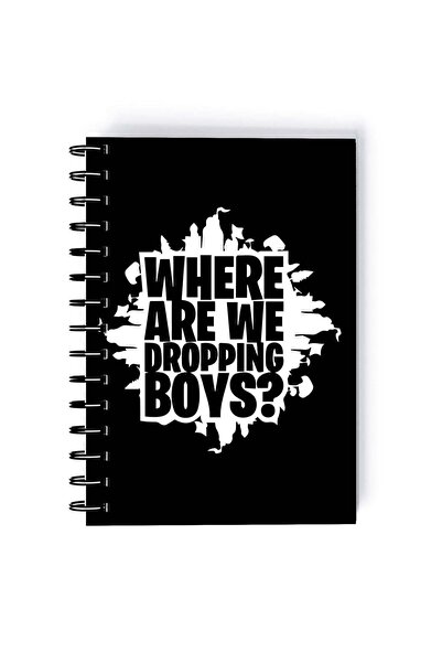 Generic Spiral A5 Notebook Fortnite Epic Games Where are we dropping Gaming Gear