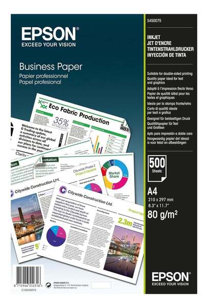Generic Epson Business Paper 80gsm A4 500 sheets