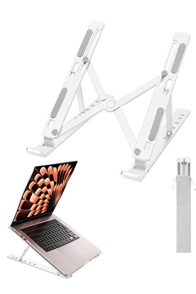 Generic Ergonomic and Foldable Laptop Stand for Desk, Adjustable Riser, Fits ...