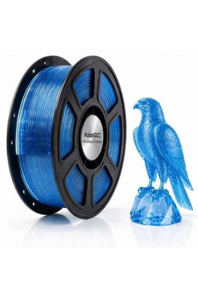 Generic PETG Crystal Glitter Blue 1.75mm 3D Printing Material 1KG, Transparen...