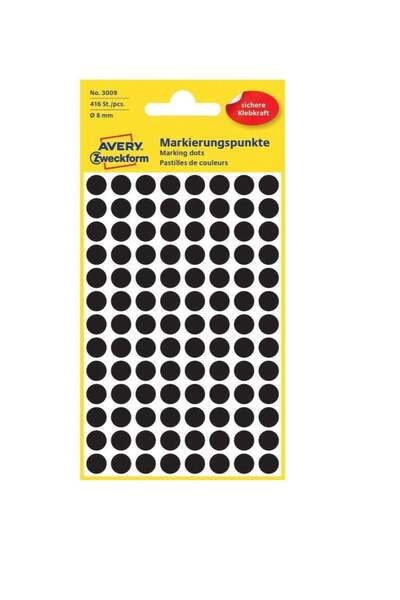 Generic Avery Zweckform 3009 Color coding dot permanent stickers Ø 8 mm, Set ...