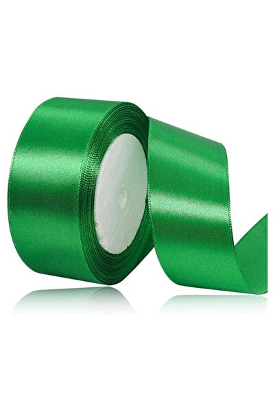 Generic Green Satin Ribbon, 38mm x 25yd Fabric Polyester Ribbon for Gift Wrap...