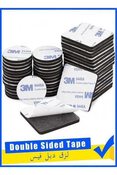 Generic 100PCS Double Sided Tape Strong Heavy Duty Waterproof Foam Pads | Adh...