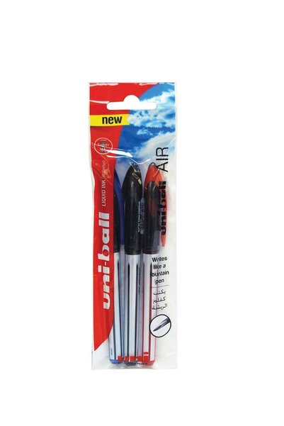 Generic 3-Piece Air Broad Roller Pen Multicolour