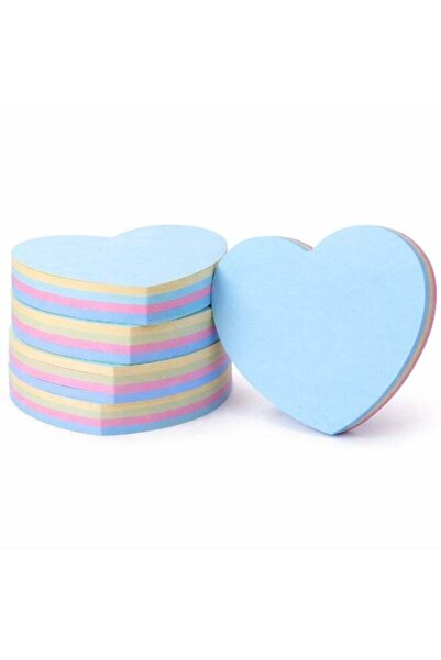 Generic SLG MART Heart Shaped Sticky Notes – Colorful Pastel Memo Pads, Self-...