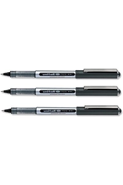 Generic Uni-ball Eye UB150 Rollerball Pens - Black Ink, 3 Pack