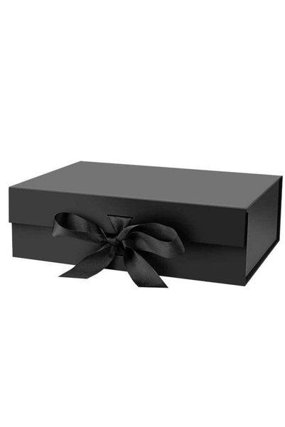 Generic Black Gift Box with Ribbon for Mother's Day,Valentine's Day,Birthdays...