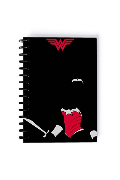 Generic Spiral A5 Notebook Wonder Woman Minimal Themyscira Super Woman