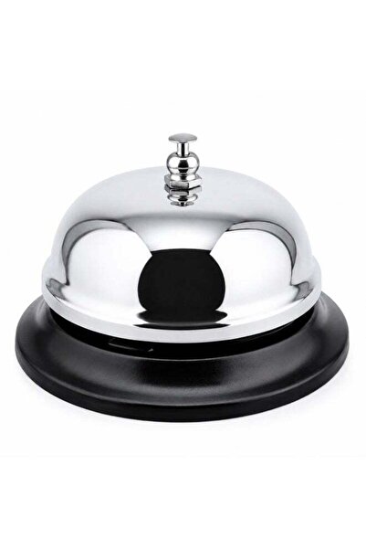 Generic Stainless Steel Desk Call Bell – 3.3in Service Counter Bell for Recep...