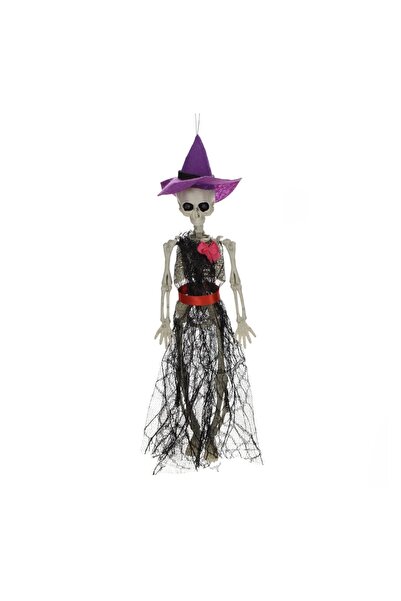 OEM Schelet Decorativ de Halloween Vrăjitoare 33 cm – ornament suspendabil pe...