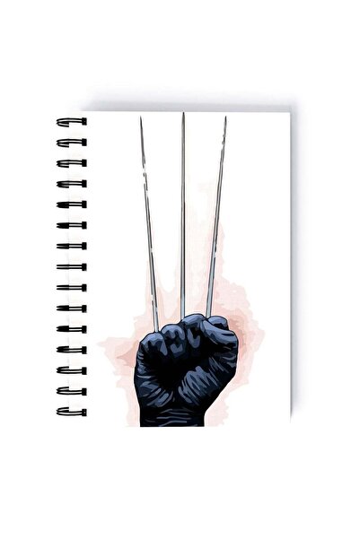 Generic Spiral A5 Notebook Wolverine Weapon X Logan Nails