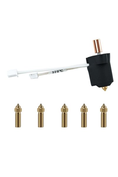 Generic K1 Ceramic Heating Block Kit for 3D Printers, All Metal Hotend with 5...