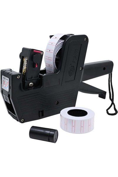 Generic FIS One Line Price Labeler Machine with Ink Cartridge & Labeler Roll,...